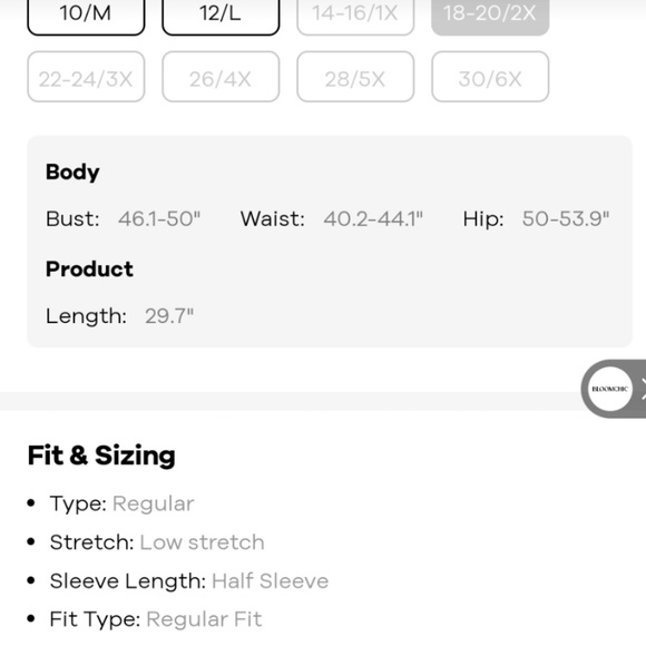 NWT BloomChic Women's 18-20(2X) Short Sleeve Top Green & White - Picture 7 of 16